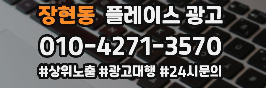 장현동 플레이스 광고