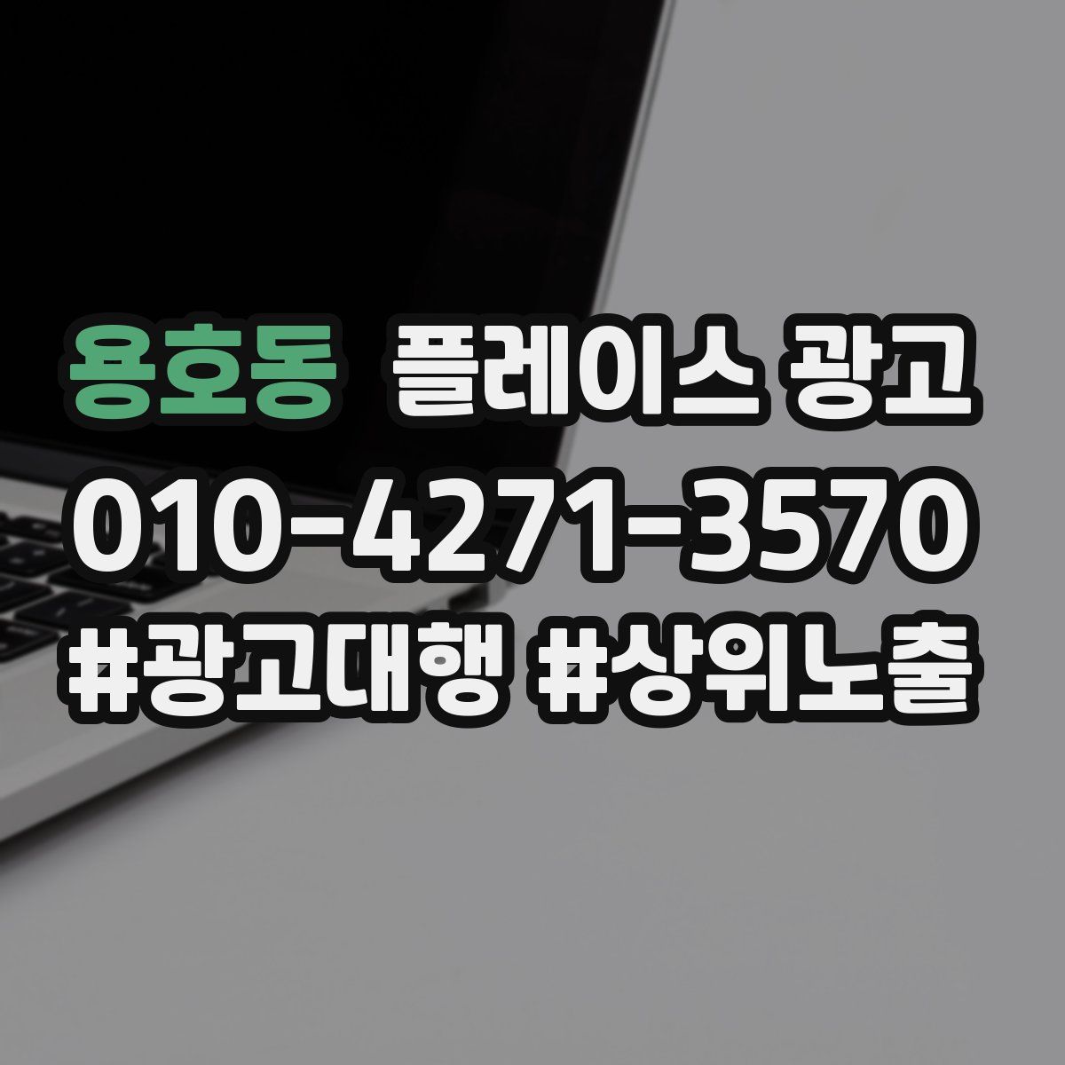 용호동 플레이스 광고
