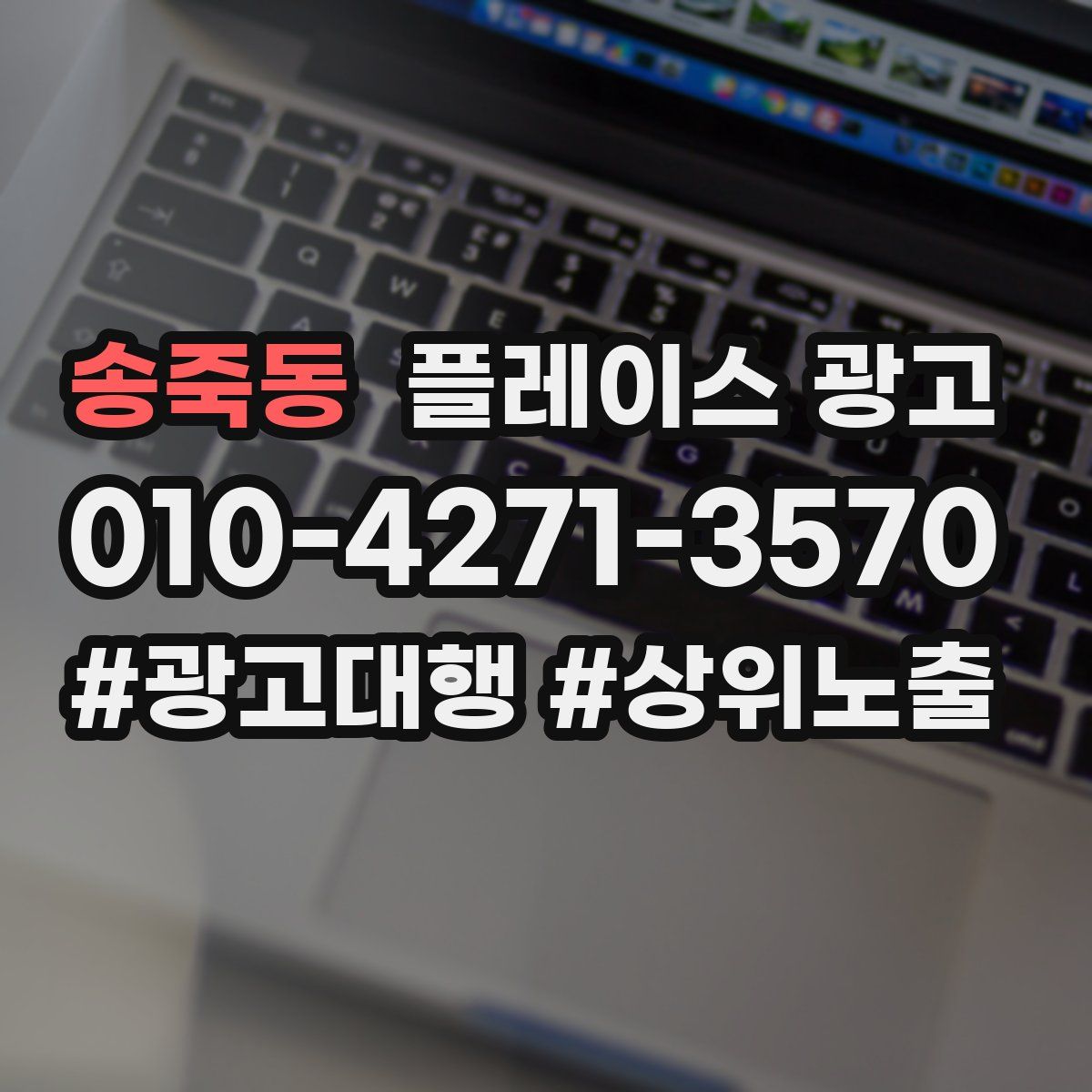 송죽동 플레이스 광고