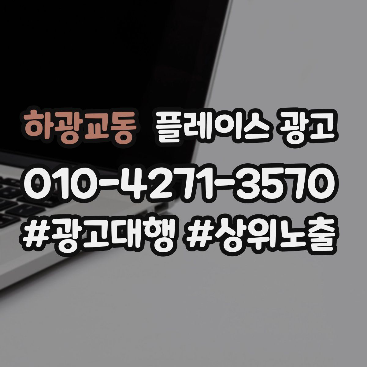 하광교동 플레이스 광고