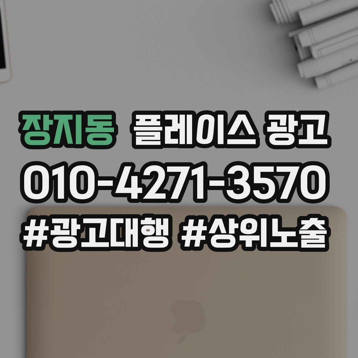 장지동 플레이스 광고