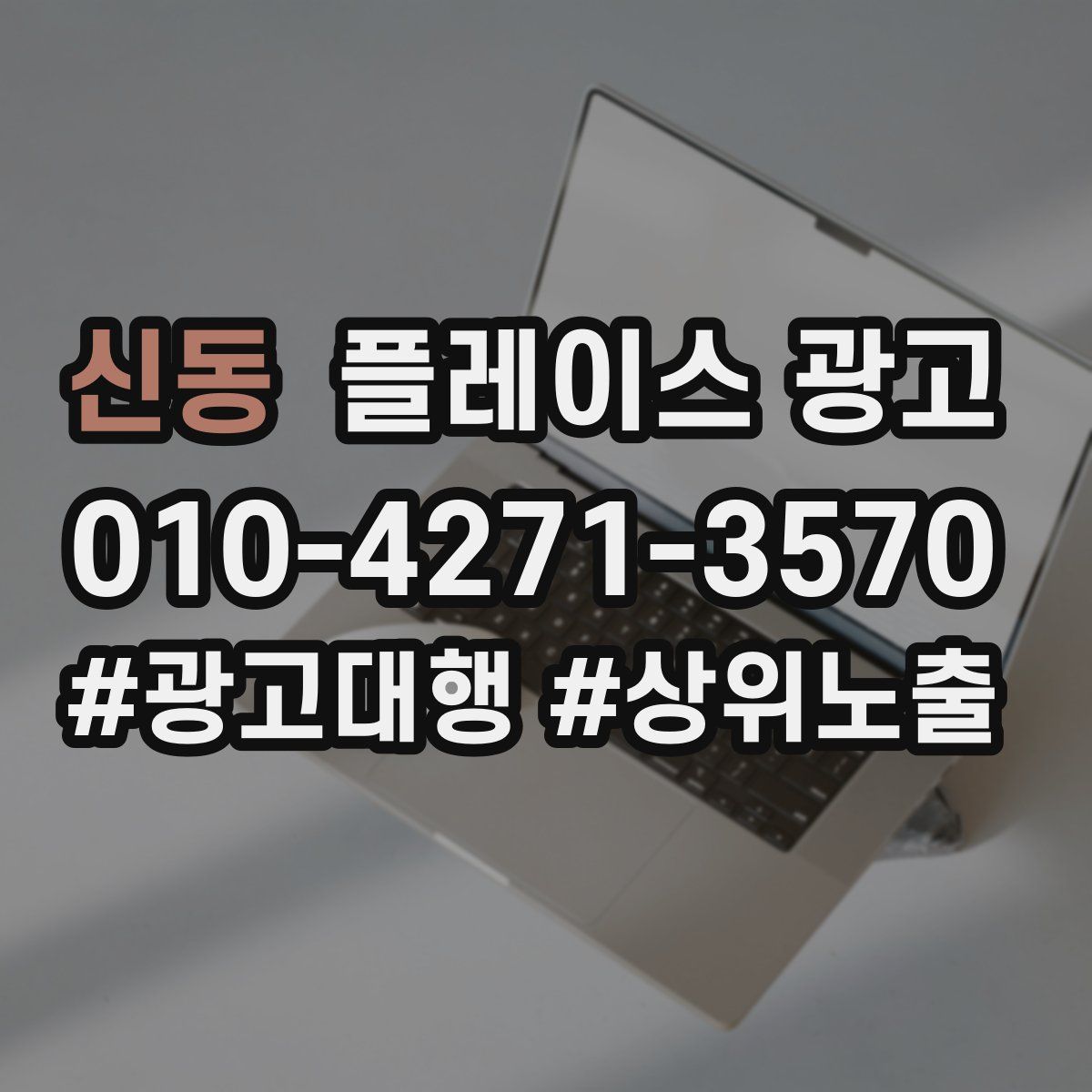신동 플레이스 광고