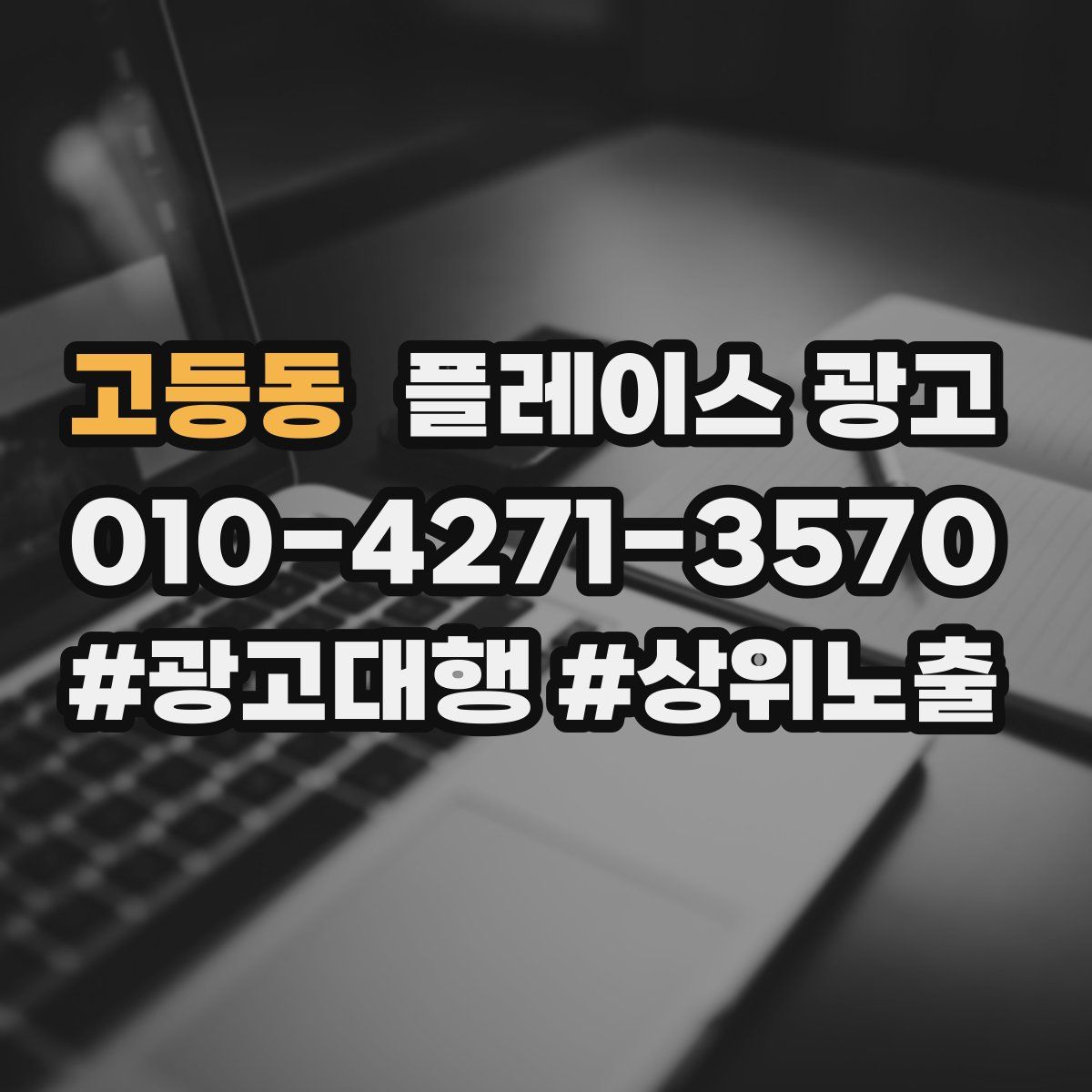 고등동 플레이스 광고