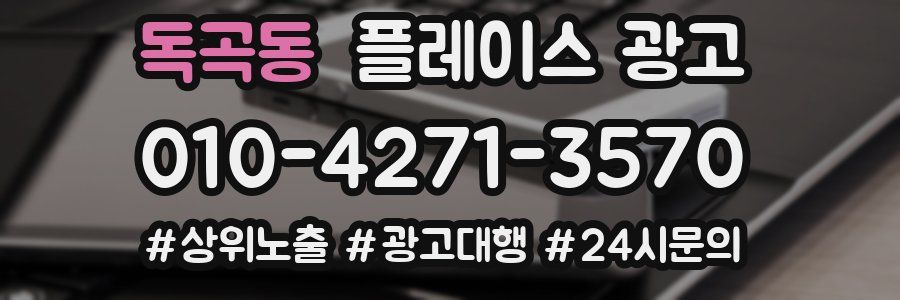 독곡동 플레이스 광고