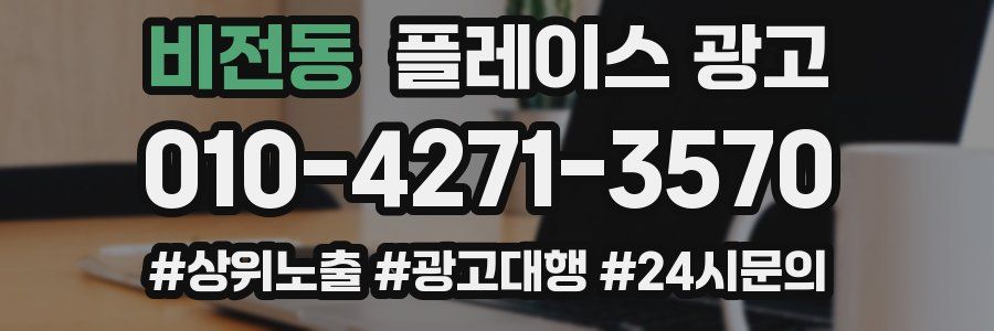 비전동 플레이스 광고