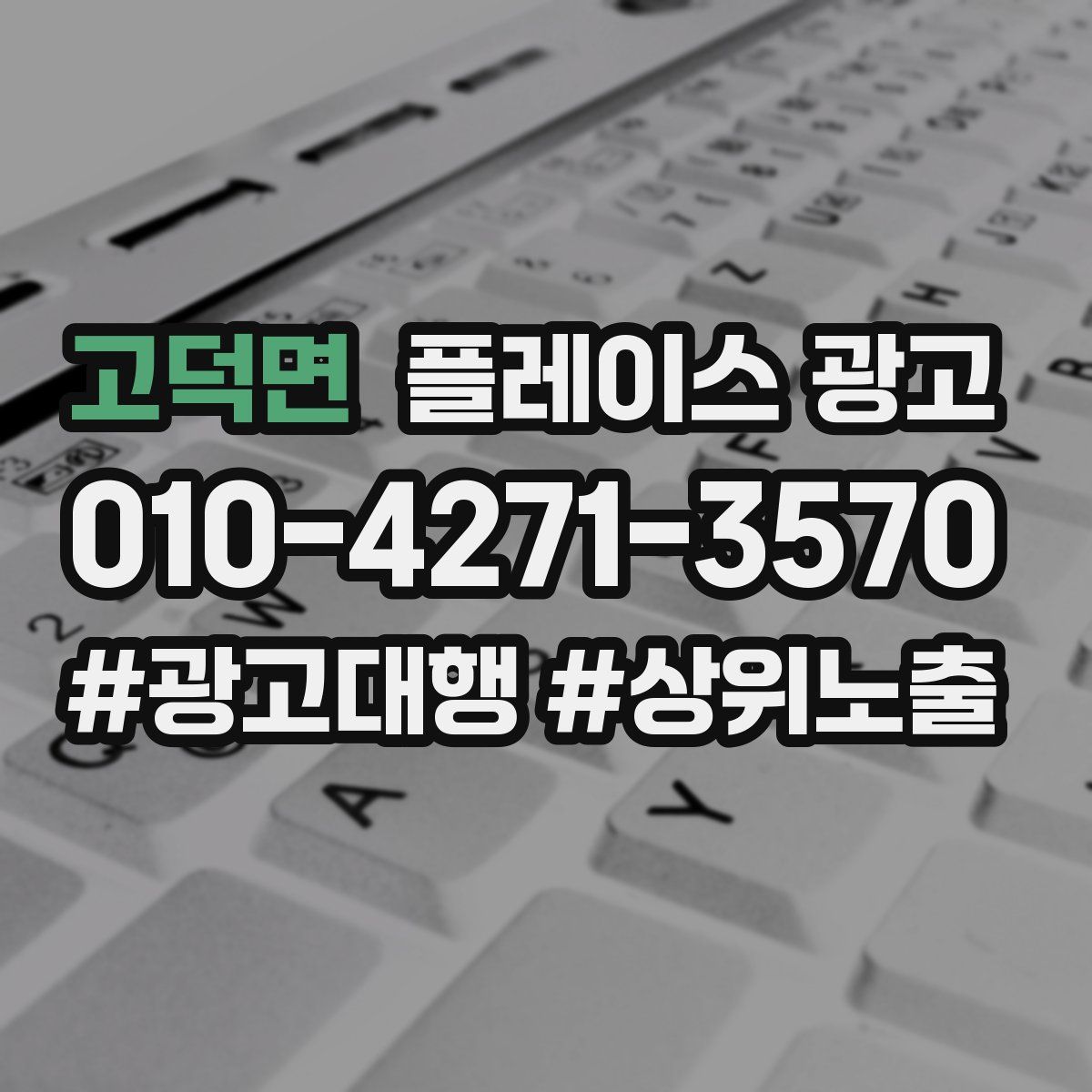 고덕면 플레이스 광고