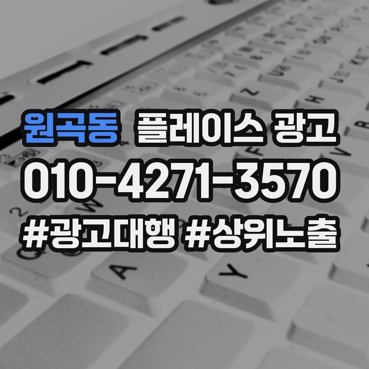원곡동 플레이스 광고