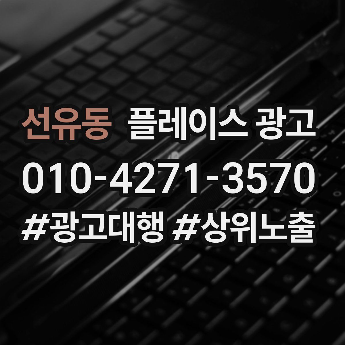 선유동 플레이스 광고