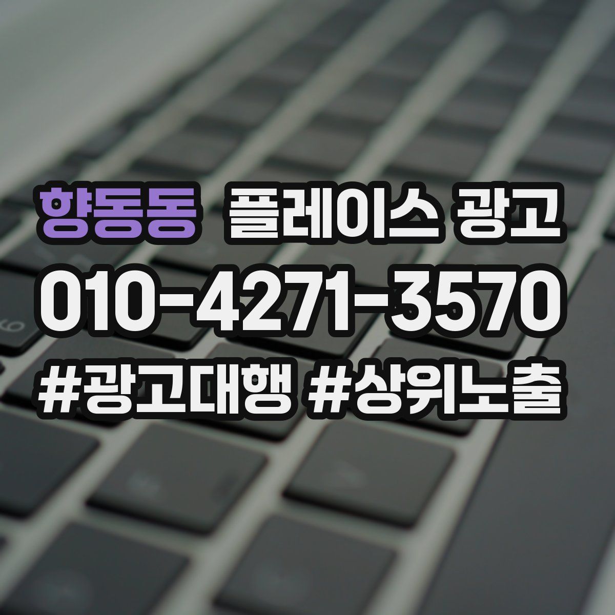 향동동 플레이스 광고