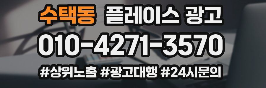 수택동 플레이스 광고