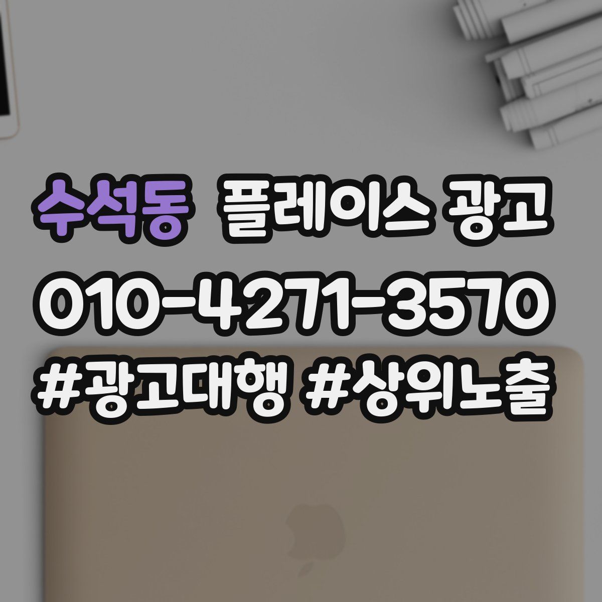 수석동 플레이스 광고