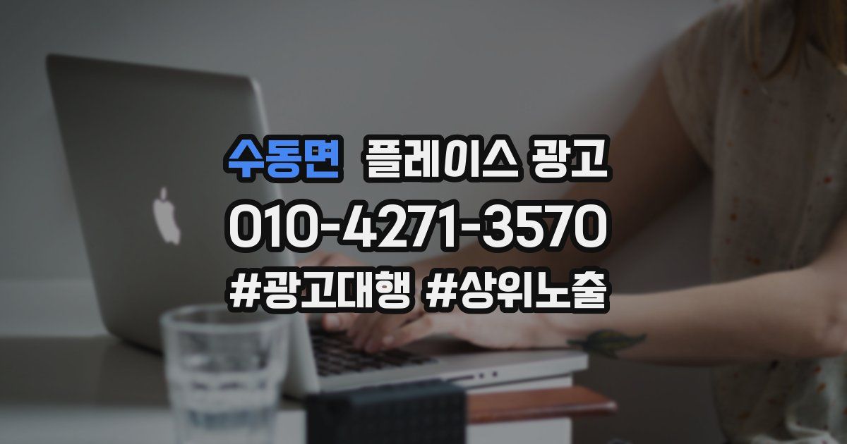 수동면 플레이스 광고