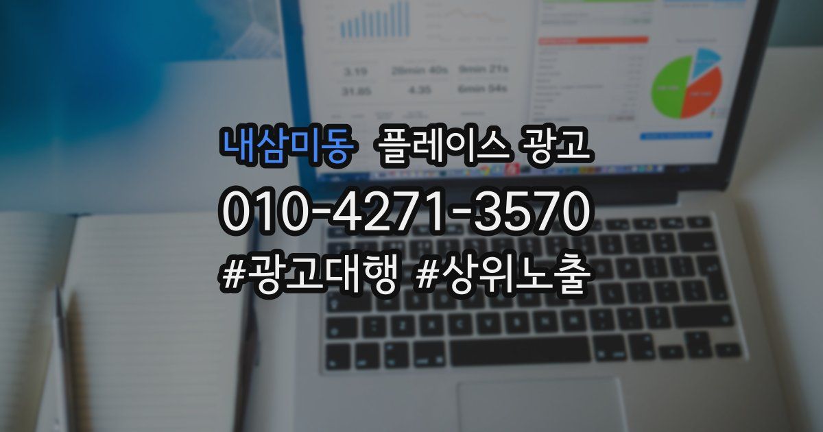 내삼미동 플레이스 광고