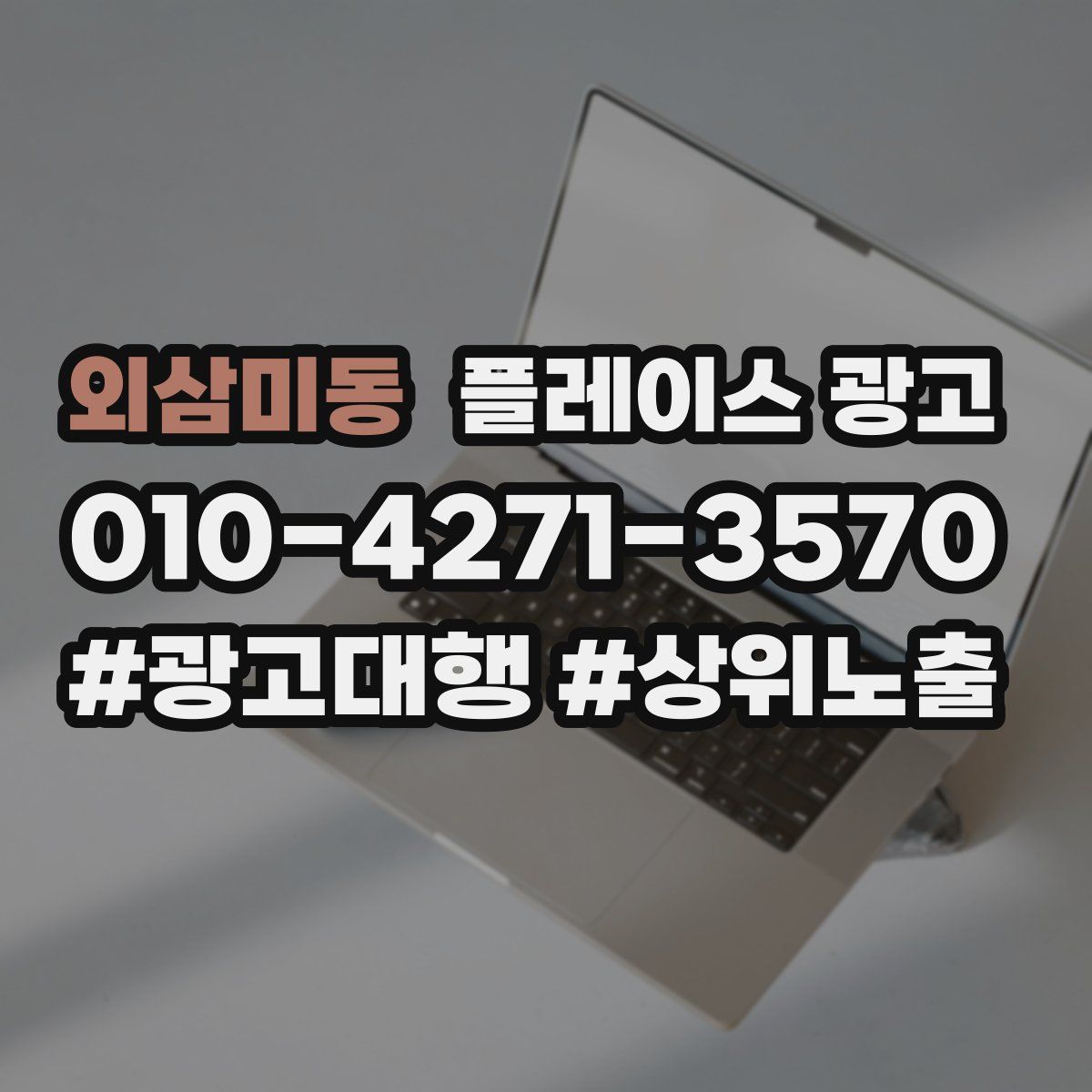 외삼미동 플레이스 광고