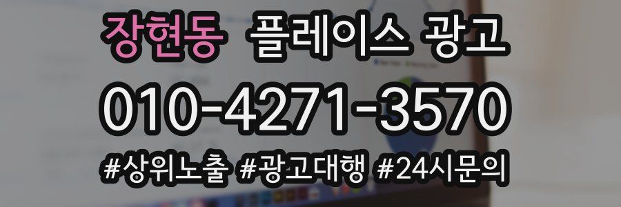 장현동 플레이스 광고