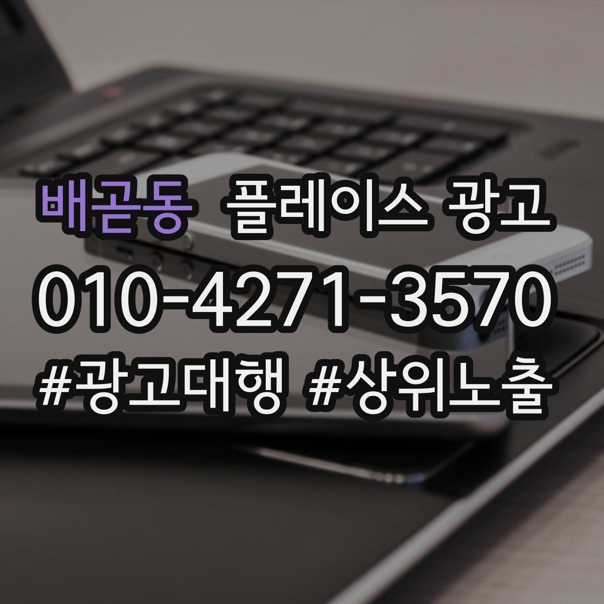 배곧동 플레이스 광고