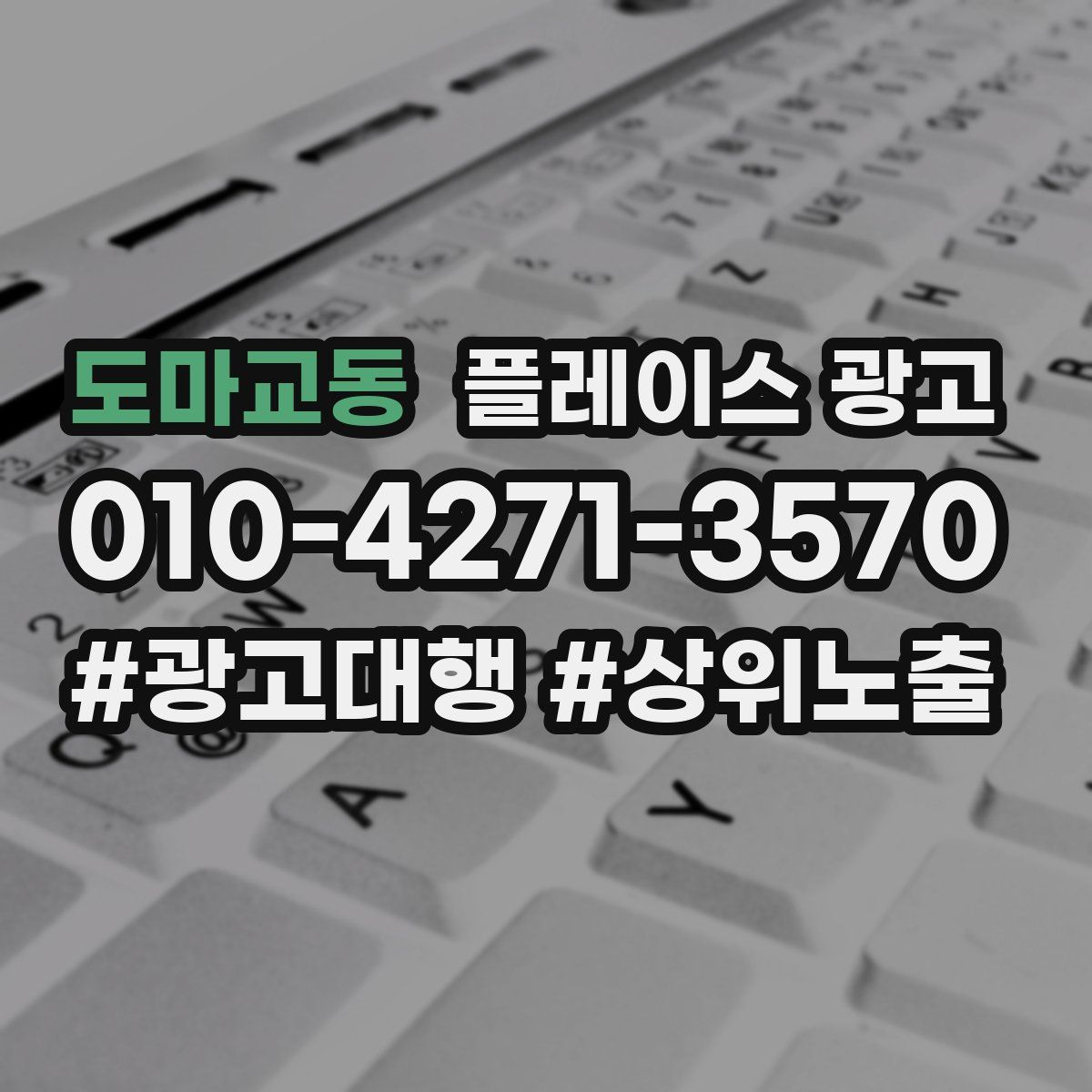 도마교동 플레이스 광고