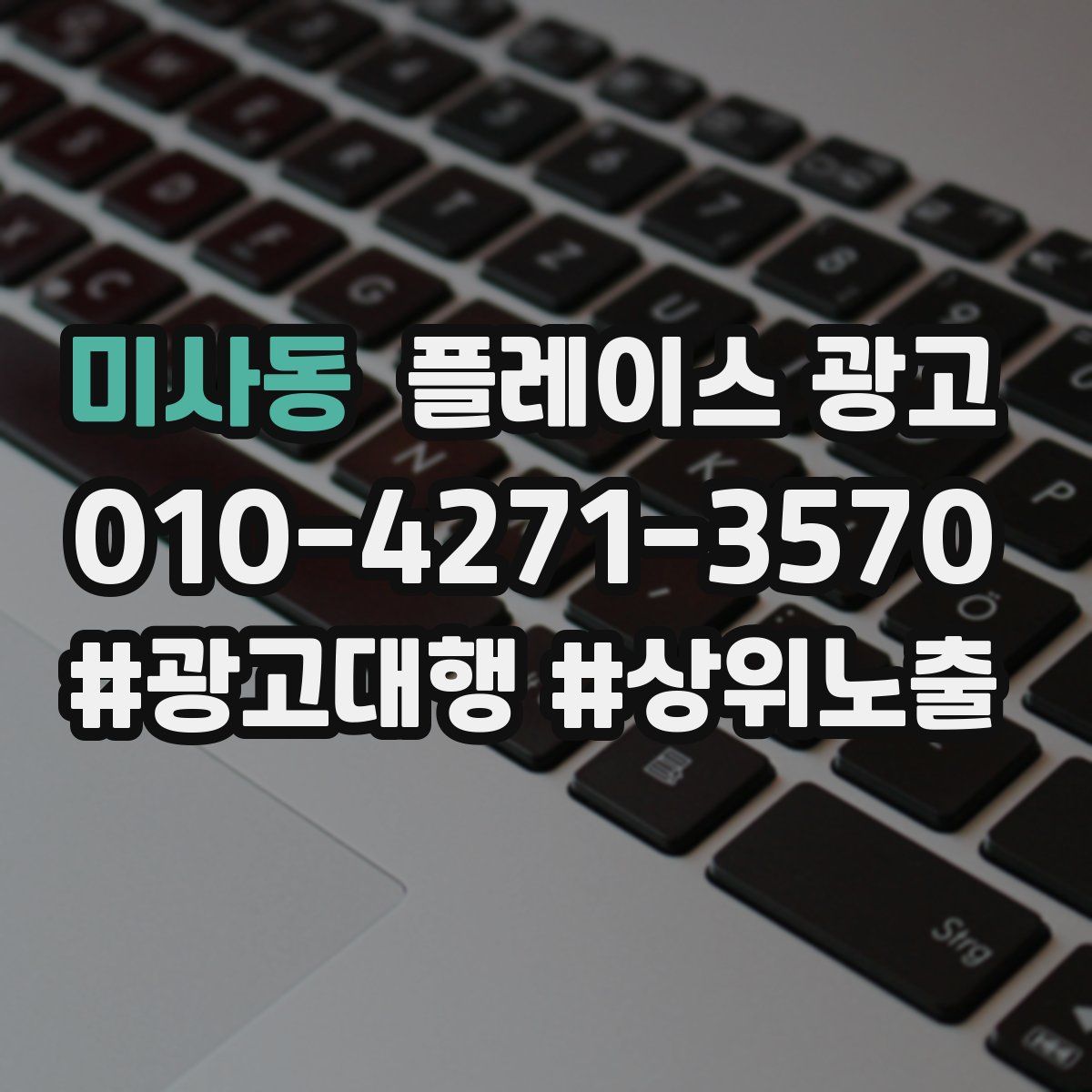 미사동 플레이스 광고