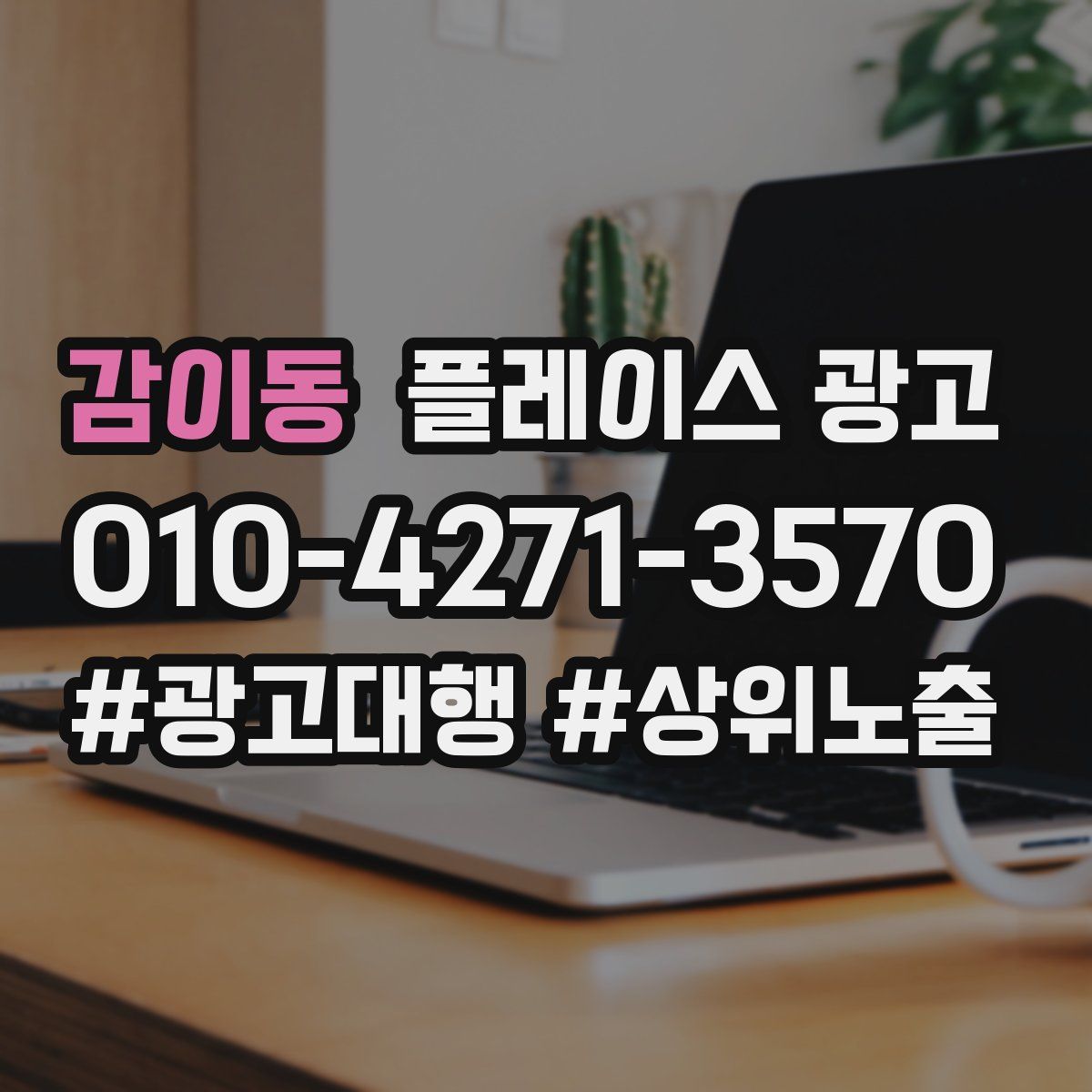 감이동 플레이스 광고