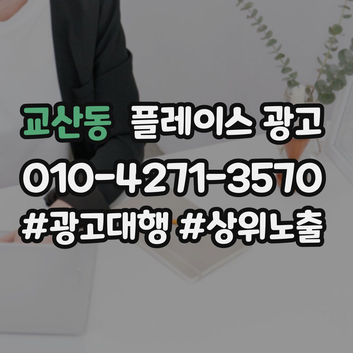 교산동 플레이스 광고