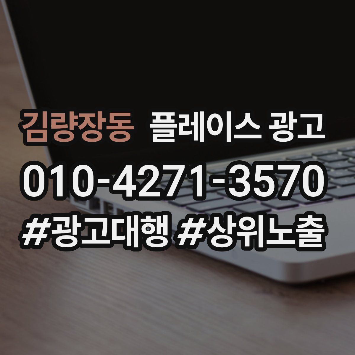 김량장동 플레이스 광고