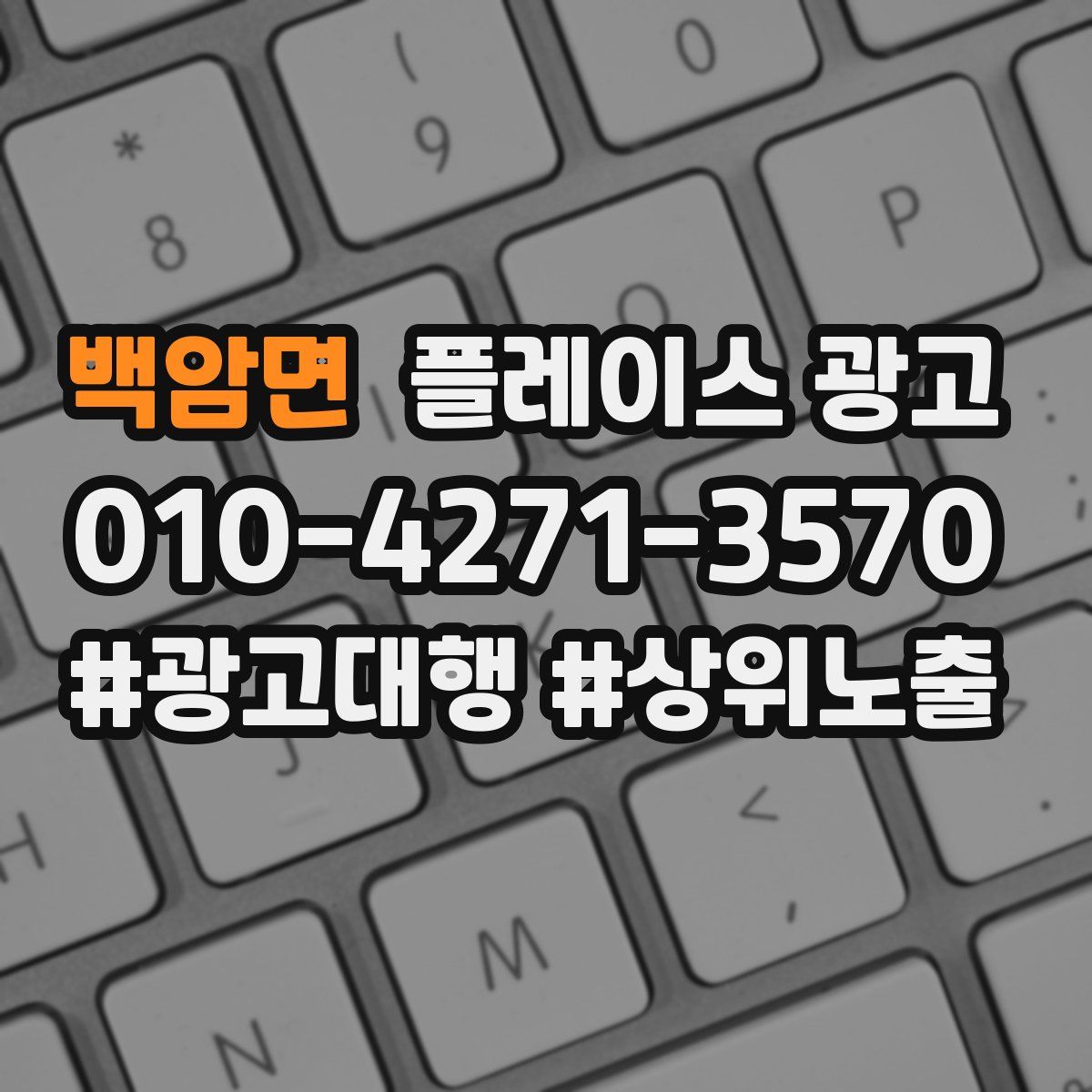 백암면 플레이스 광고