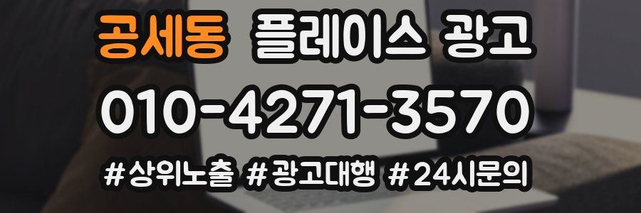공세동 플레이스 광고