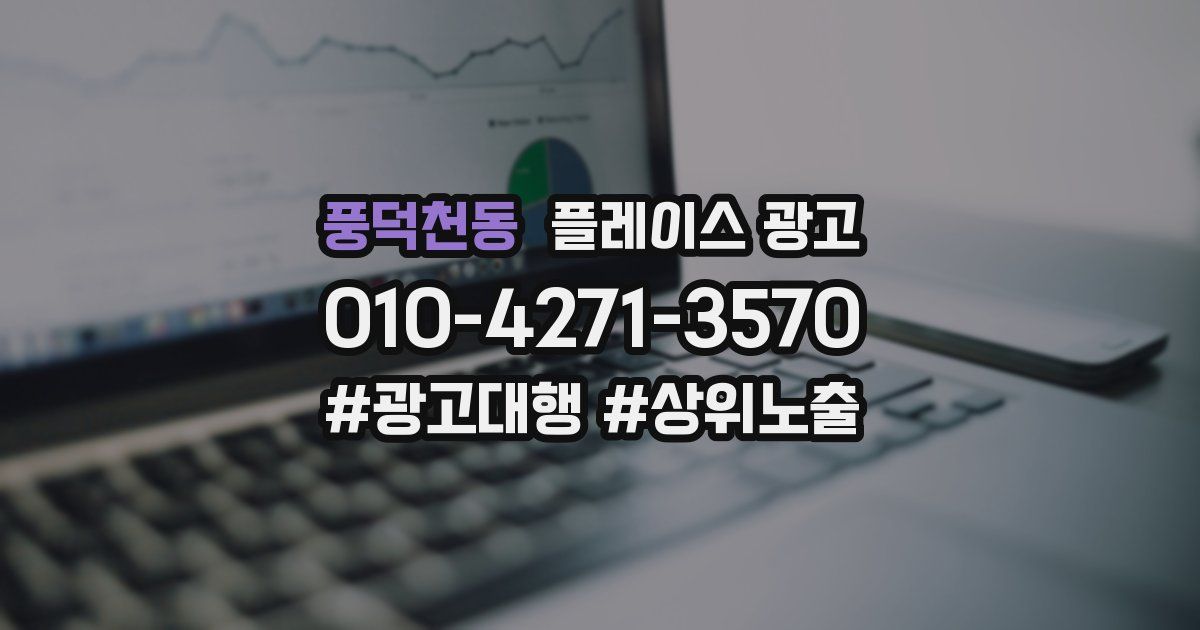 풍덕천동 플레이스 광고