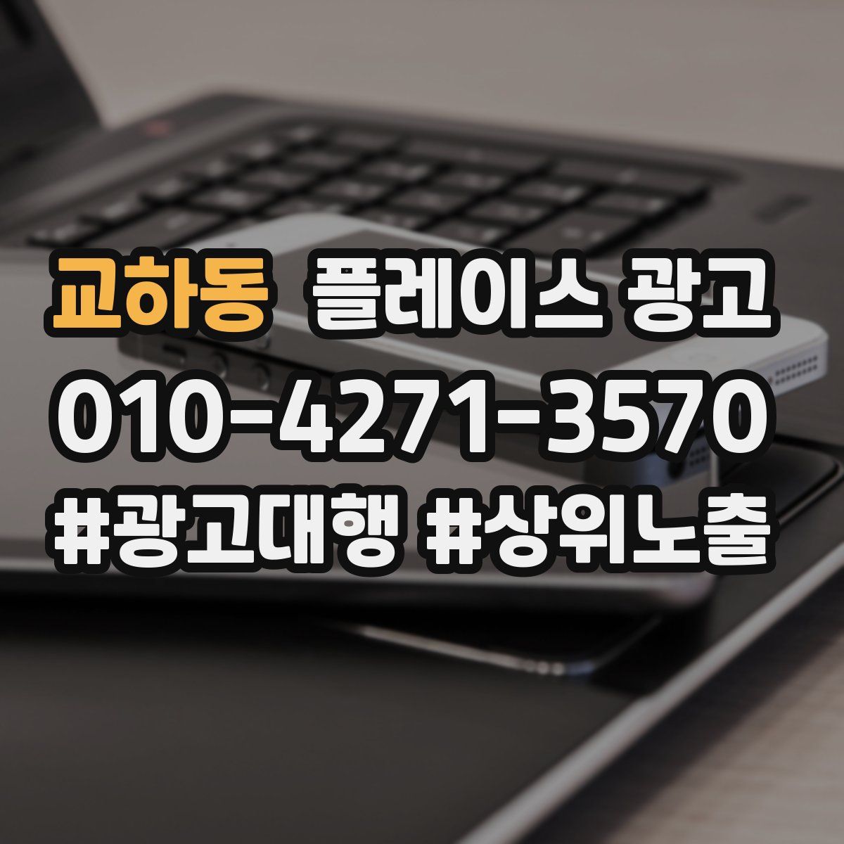 교하동 플레이스 광고