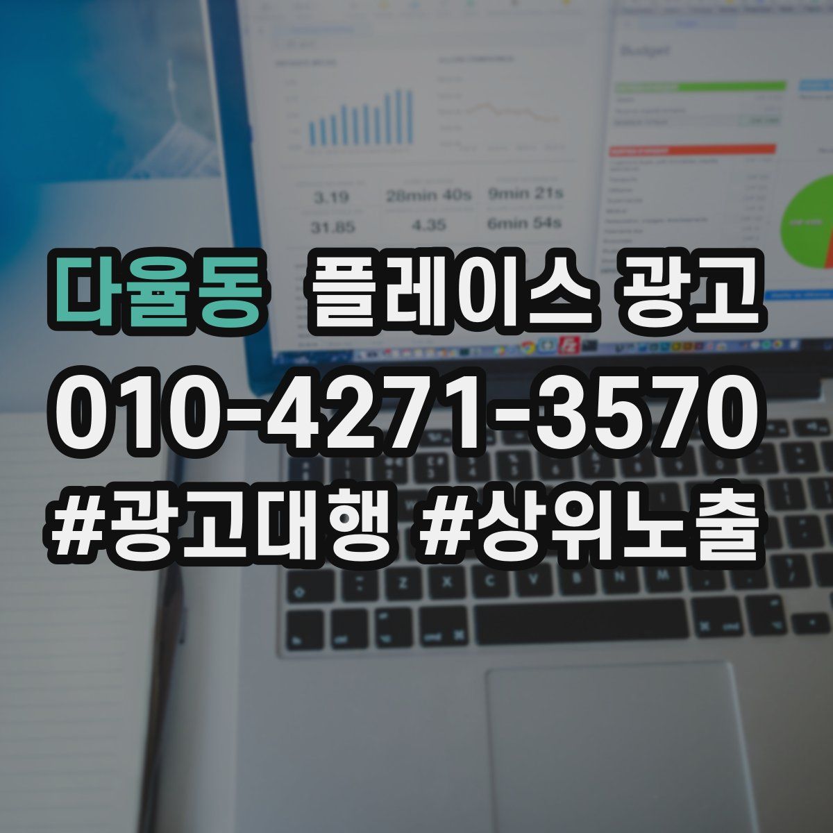 다율동 플레이스 광고