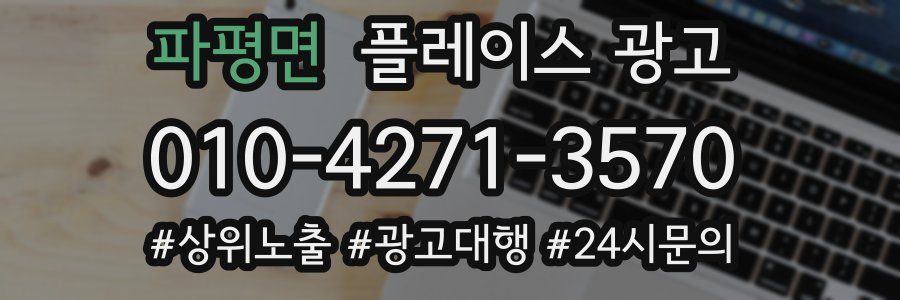 파평면 플레이스 광고