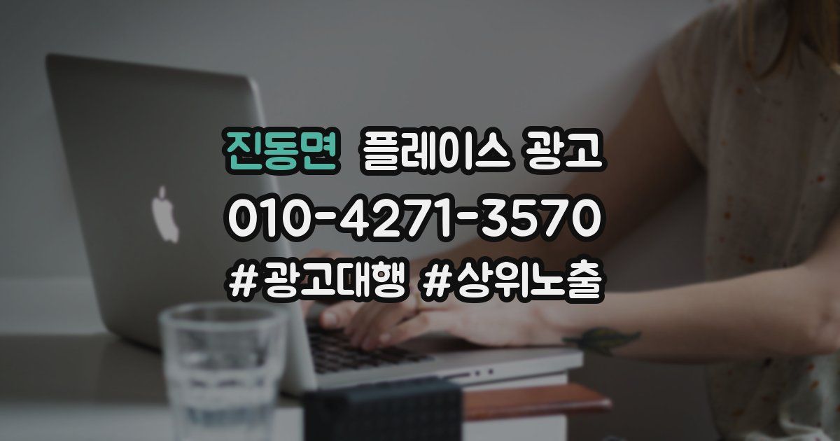 진동면 플레이스 광고