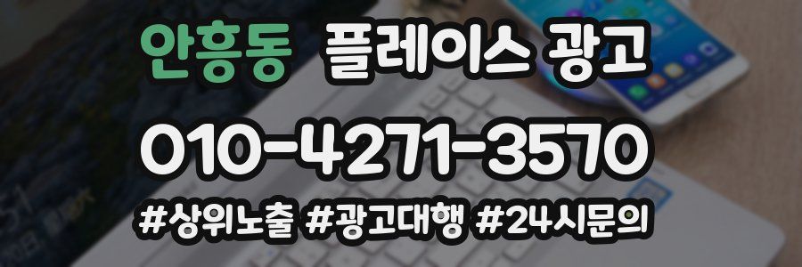 안흥동 플레이스 광고