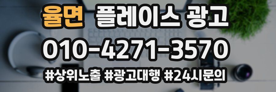 율면 플레이스 광고