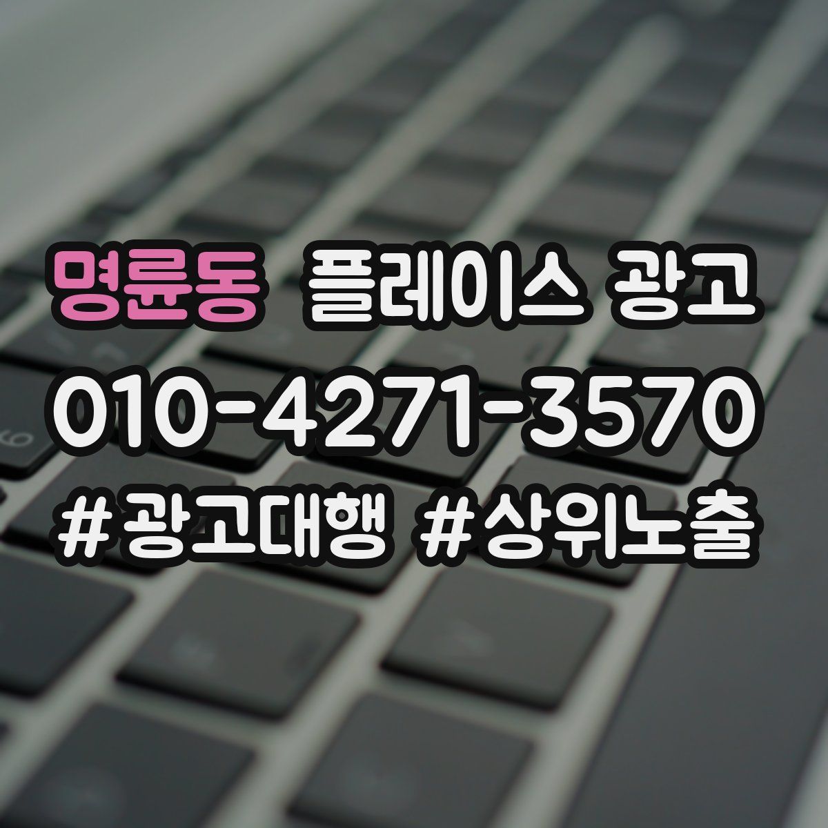명륜동 플레이스 광고