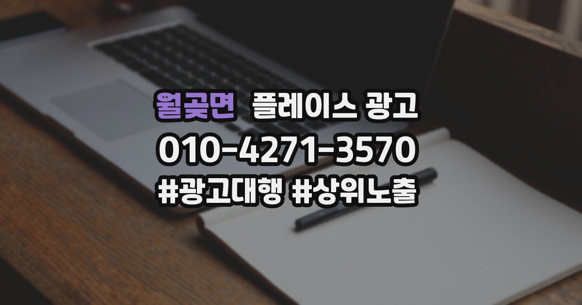 월곶면 플레이스 광고