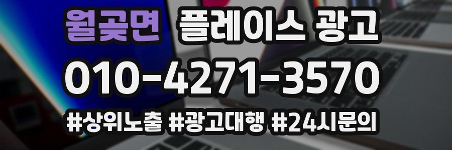 월곶면 플레이스 광고