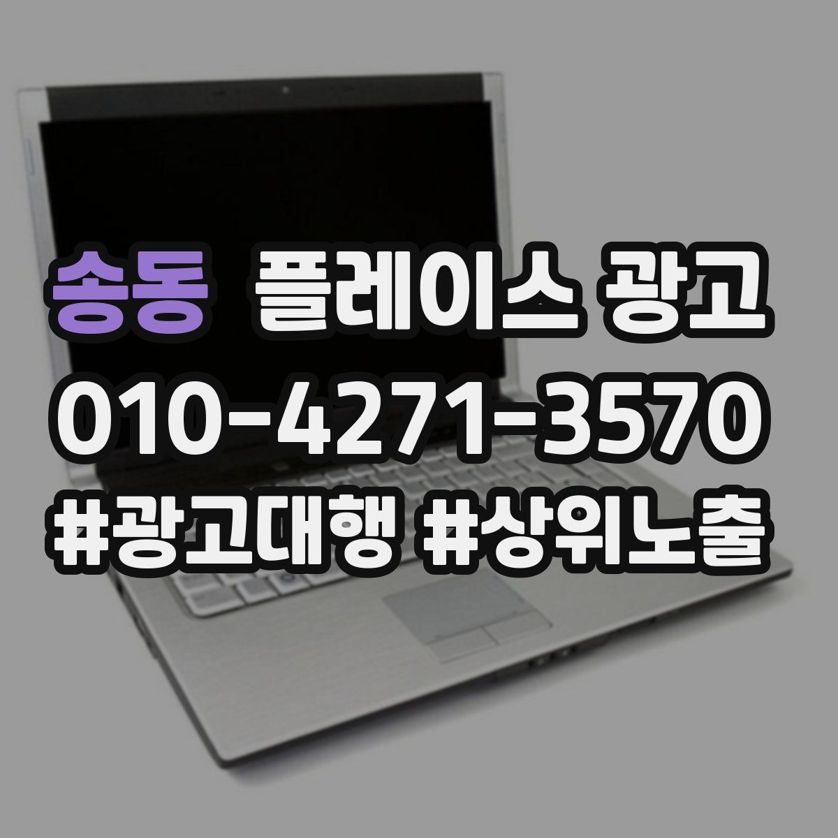 송동 플레이스 광고
