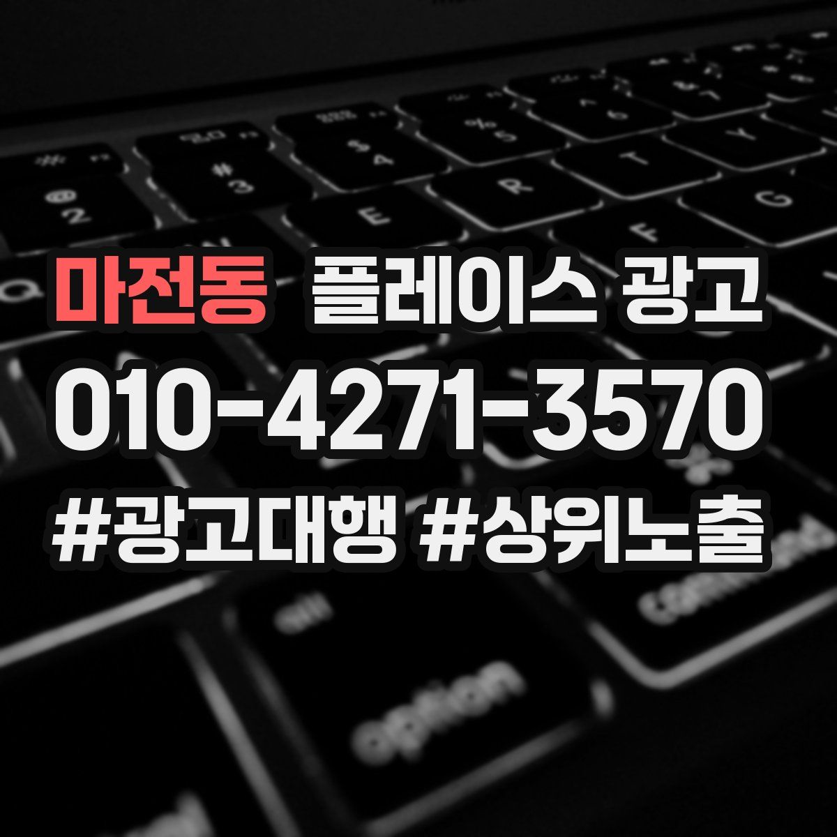 마전동 플레이스 광고