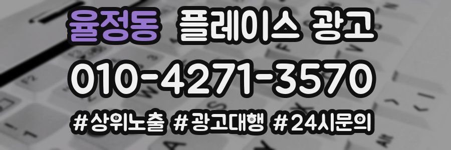 율정동 플레이스 광고