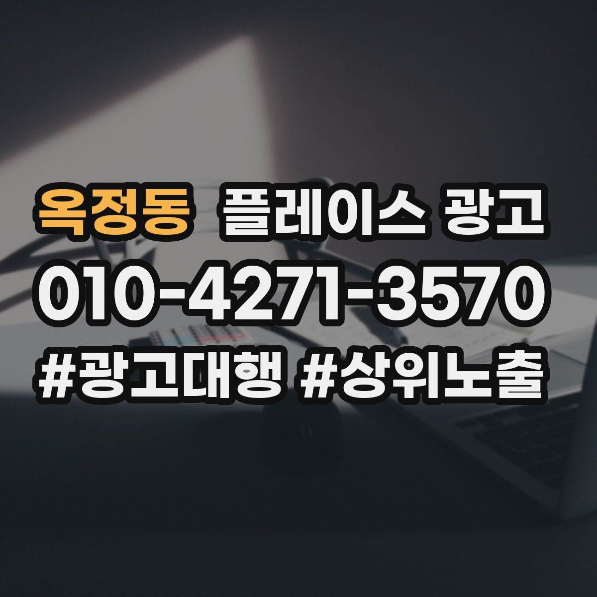 옥정동 플레이스 광고