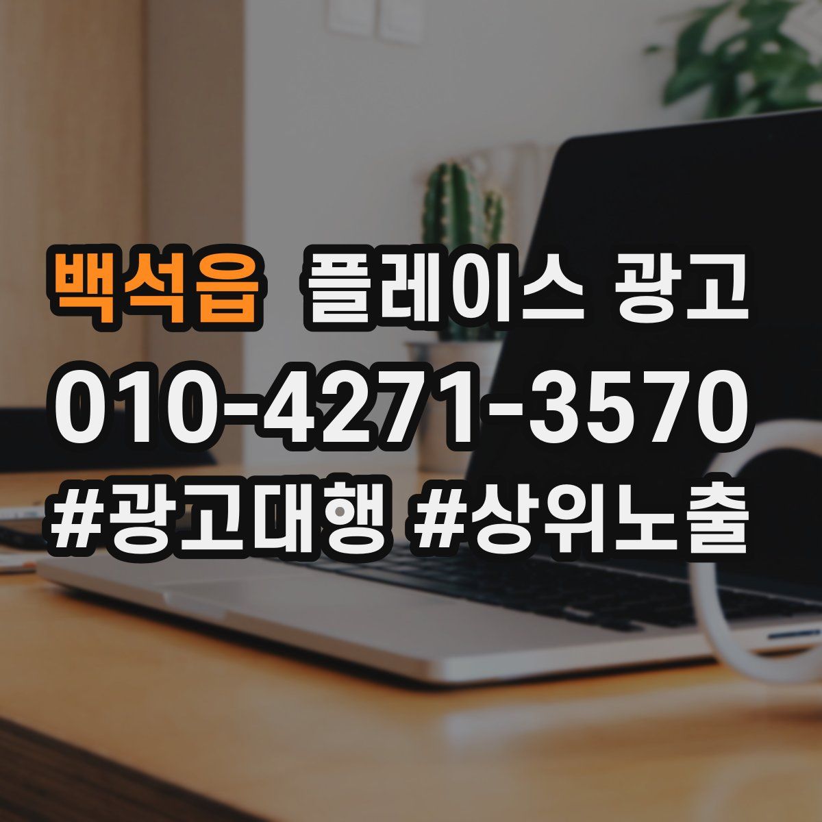 백석읍 플레이스 광고