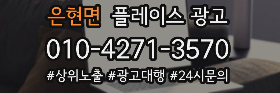 은현면 플레이스 광고