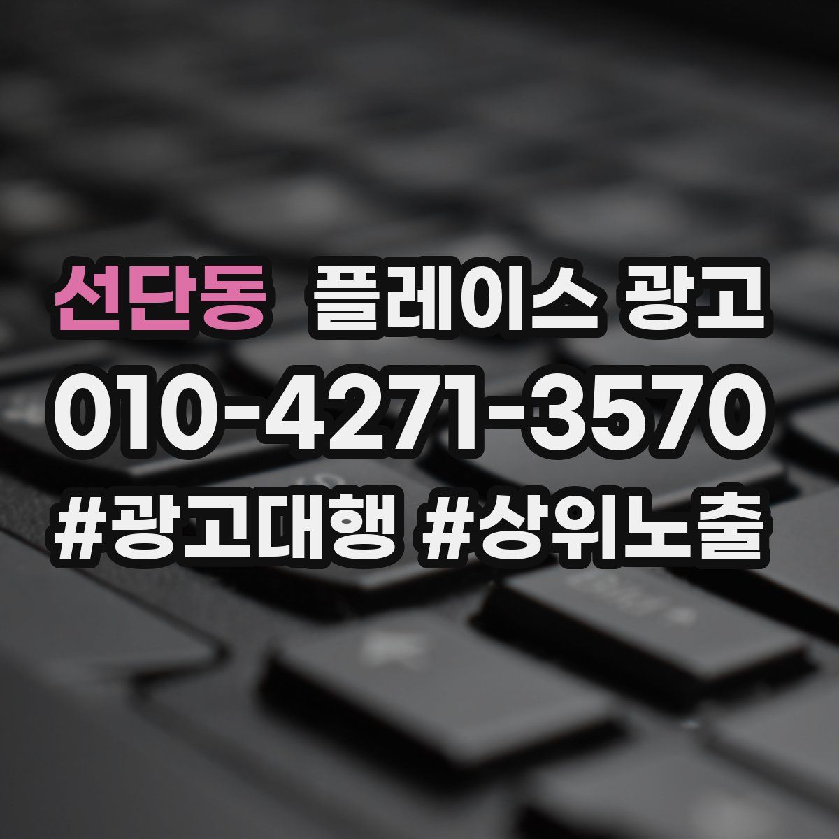 선단동 플레이스 광고