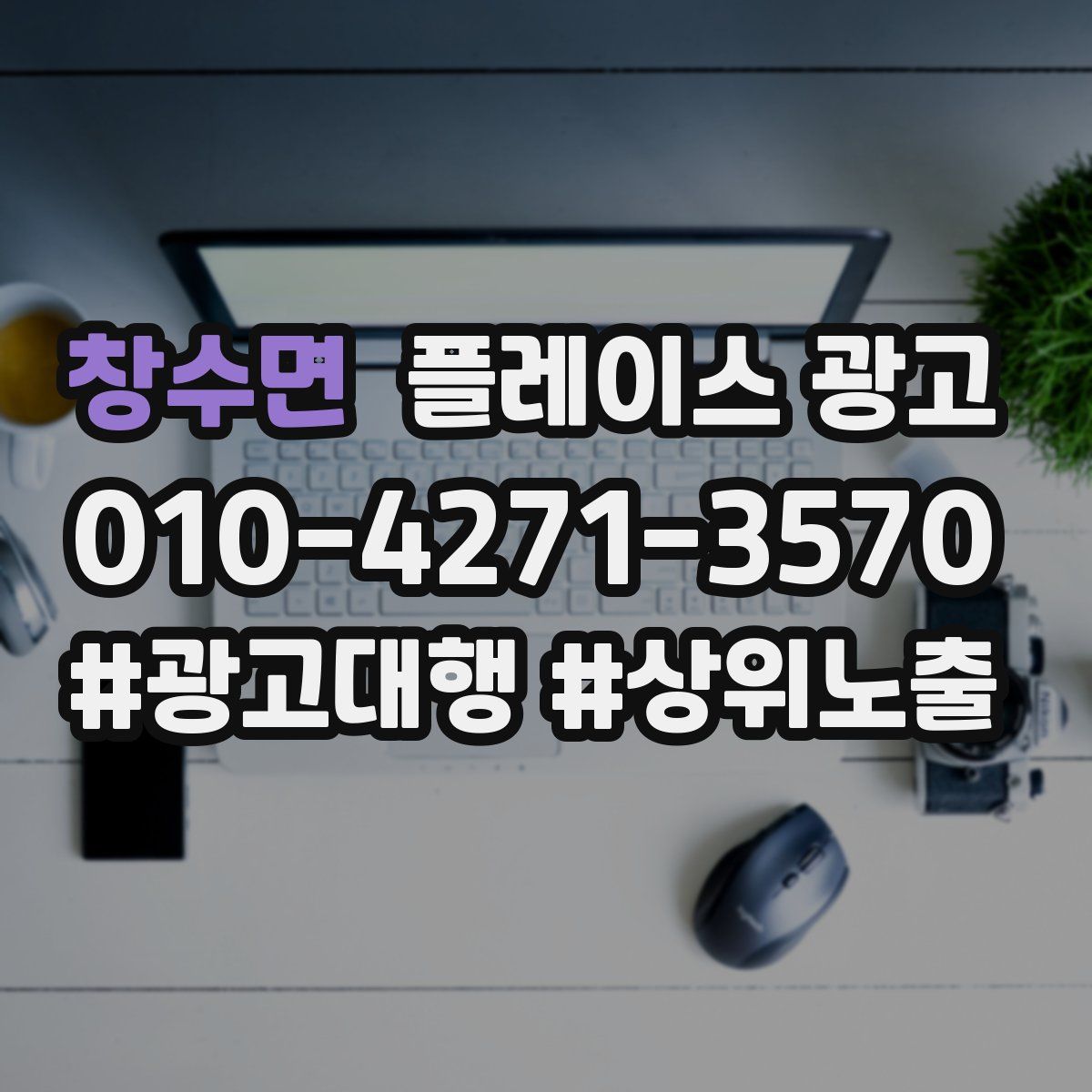 창수면 플레이스 광고