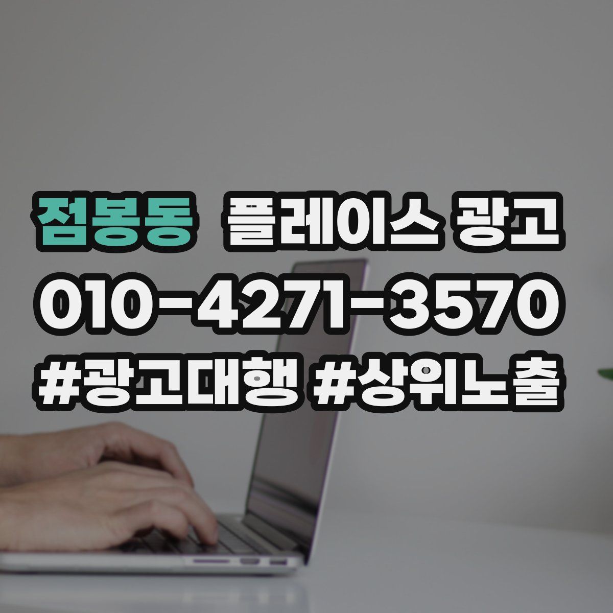 점봉동 플레이스 광고