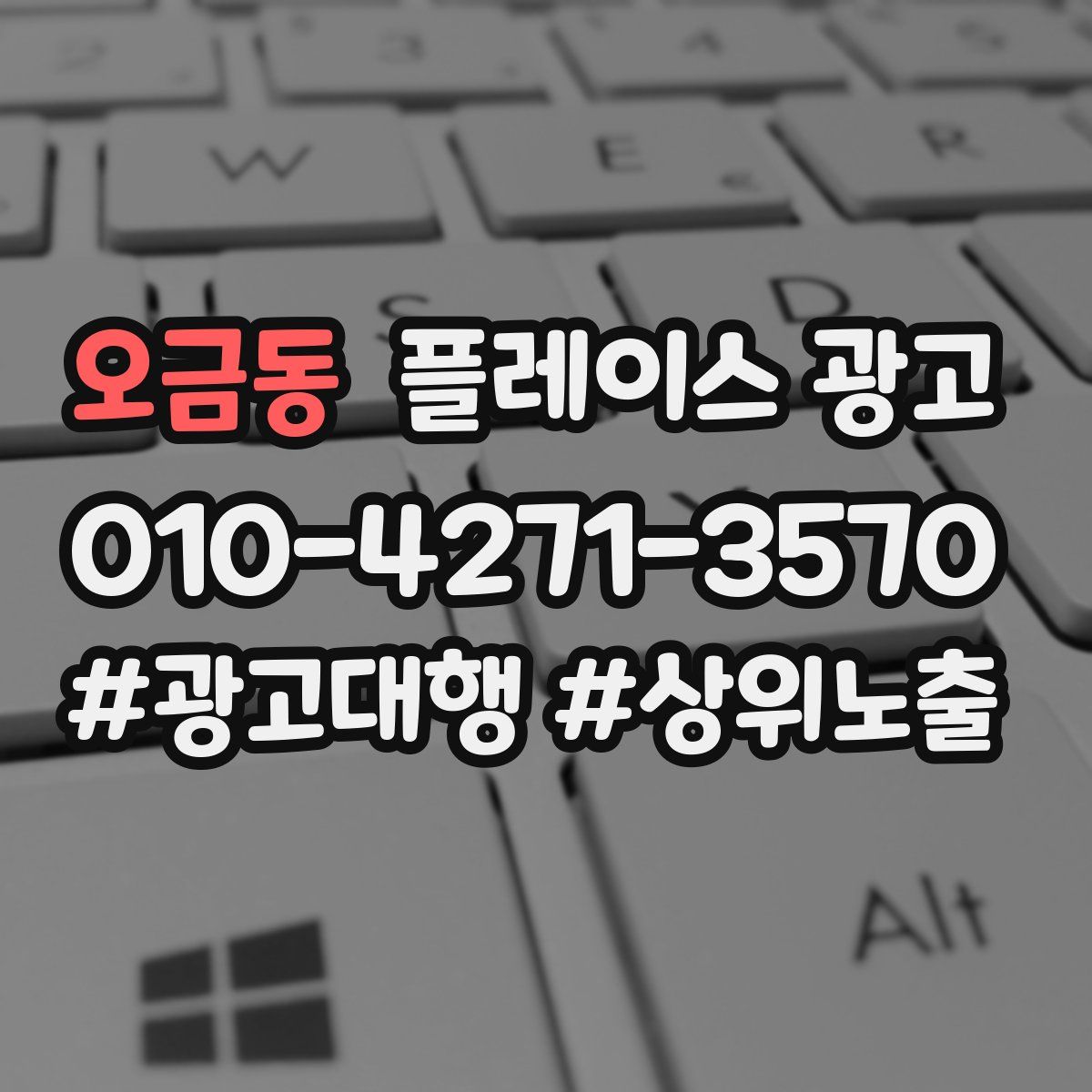 오금동 플레이스 광고