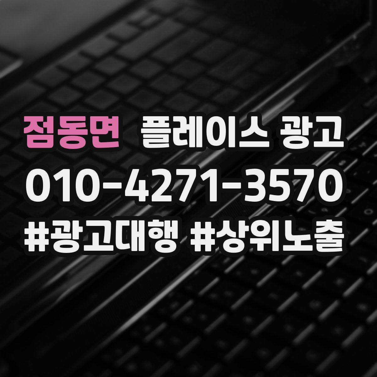점동면 플레이스 광고