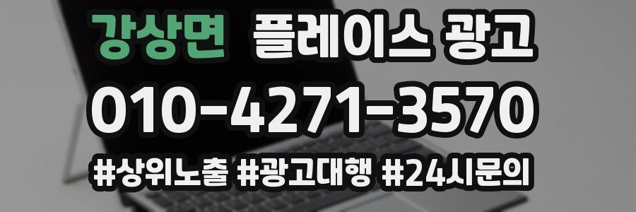 강상면 플레이스 광고
