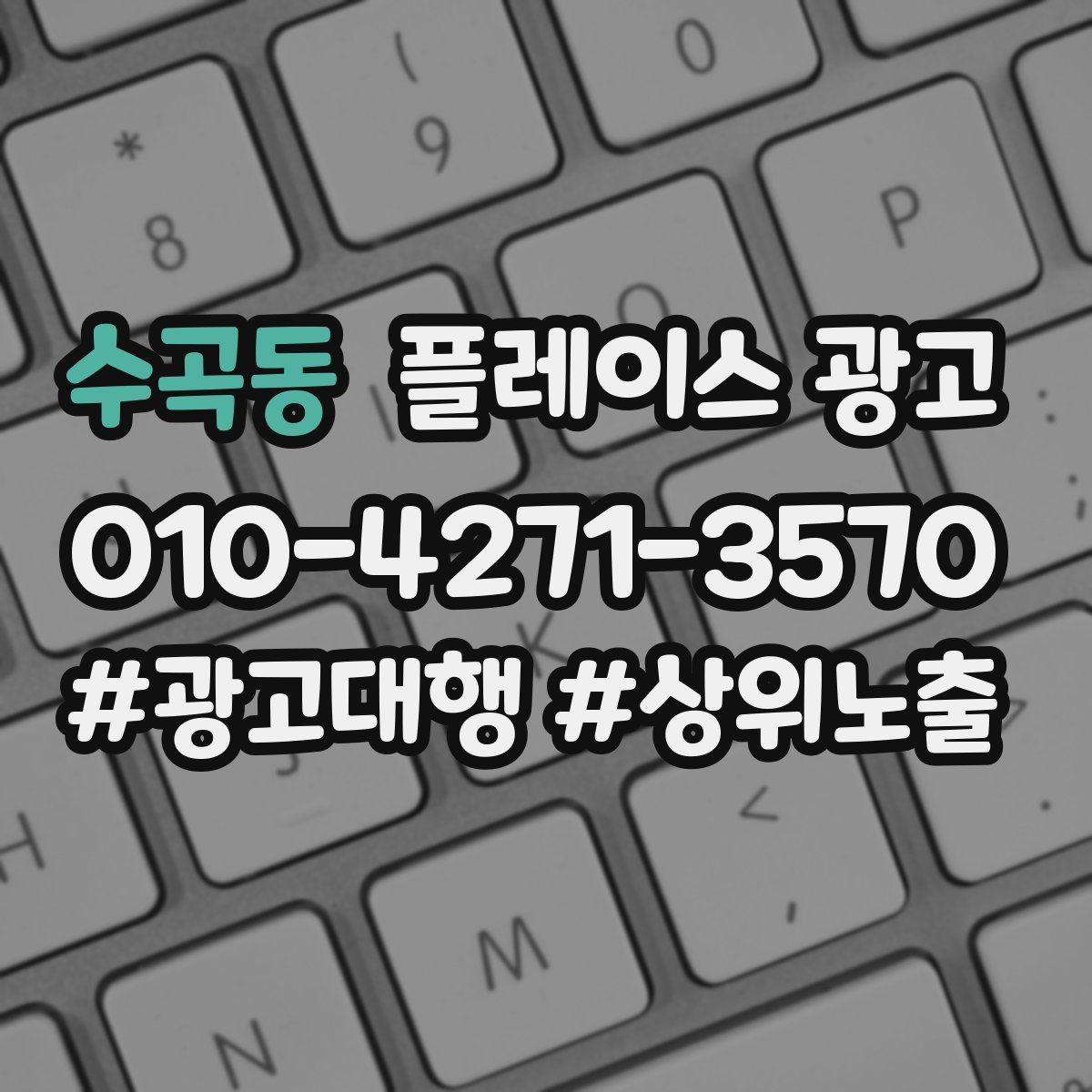 수곡동 플레이스 광고